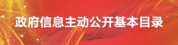 政府主動信息公開目錄