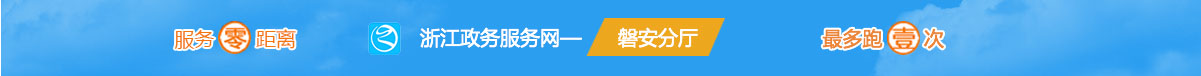 浙江政務服務網,磐安分廳